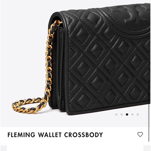 Tory Burch Fleming wallet crossbody, NWT - Picture 4 of 16